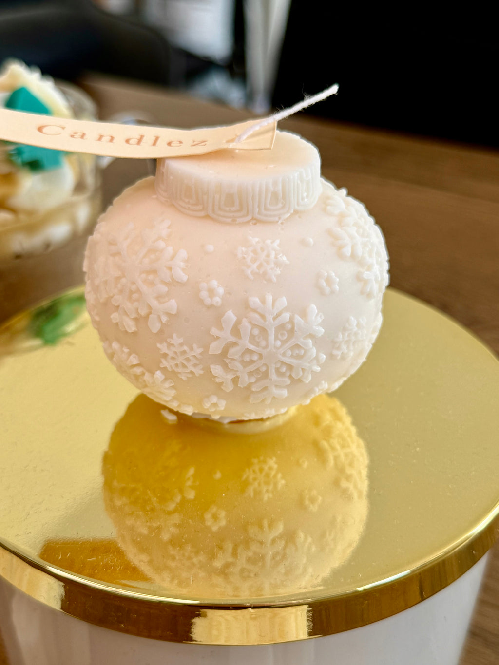 Hópelyhes Gömbgyertya