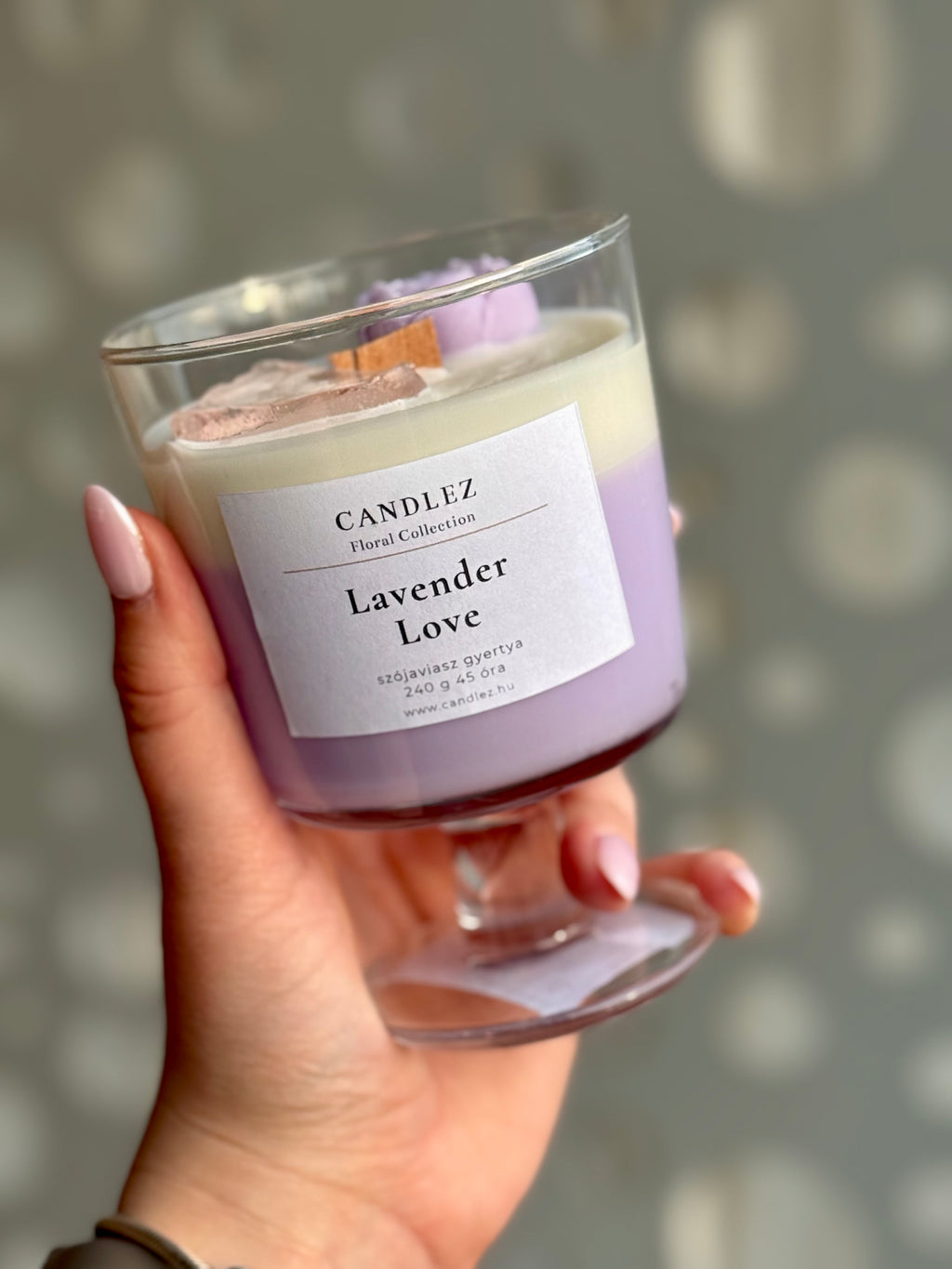Lavender Love illatgyertya