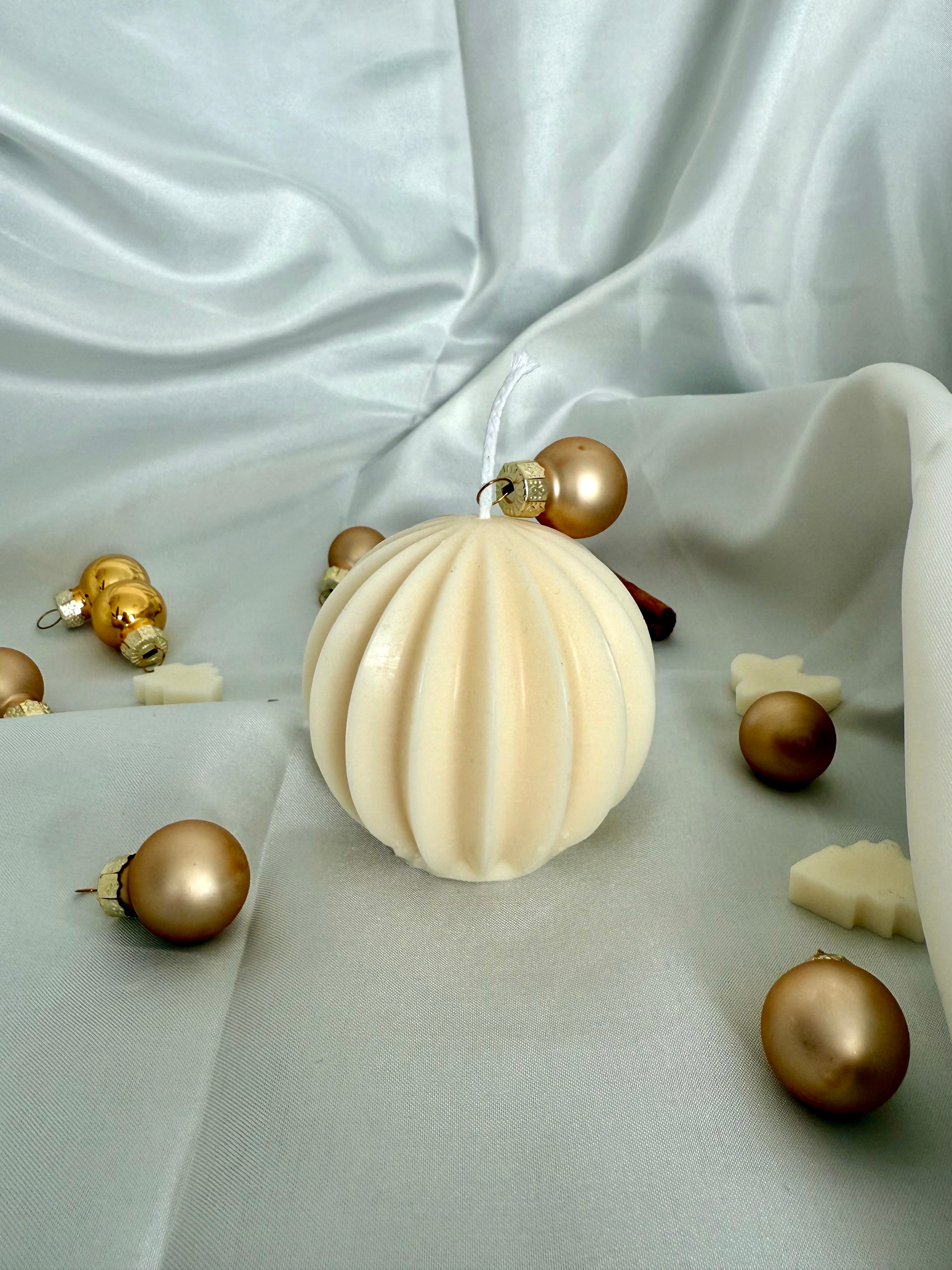 Csíkos Gömb Formagyertya