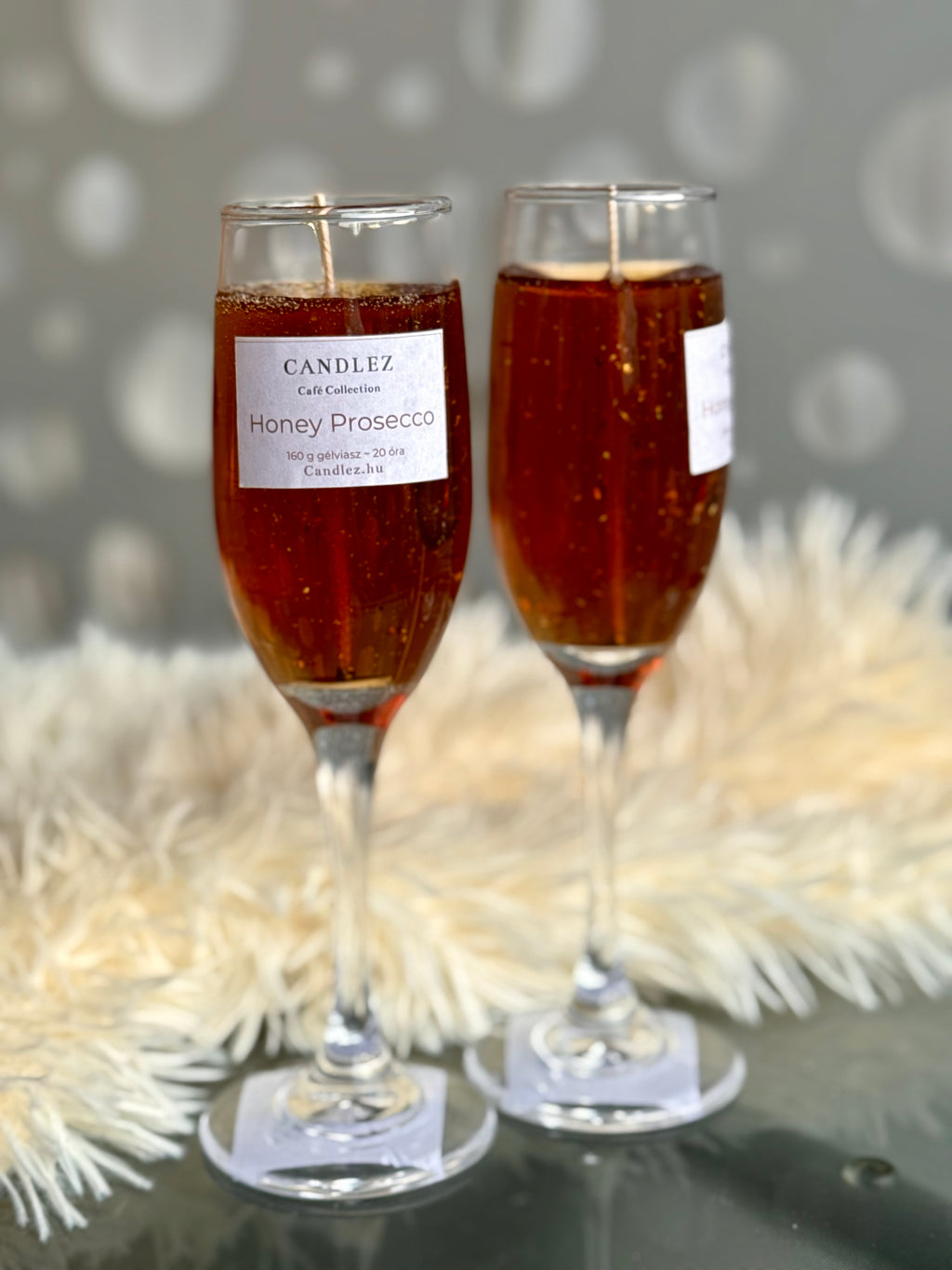 Honey Prosecco illatgyertya