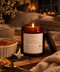 Vanilla Crème Brûlée vaníliás süti illatgyertya fakanóccal